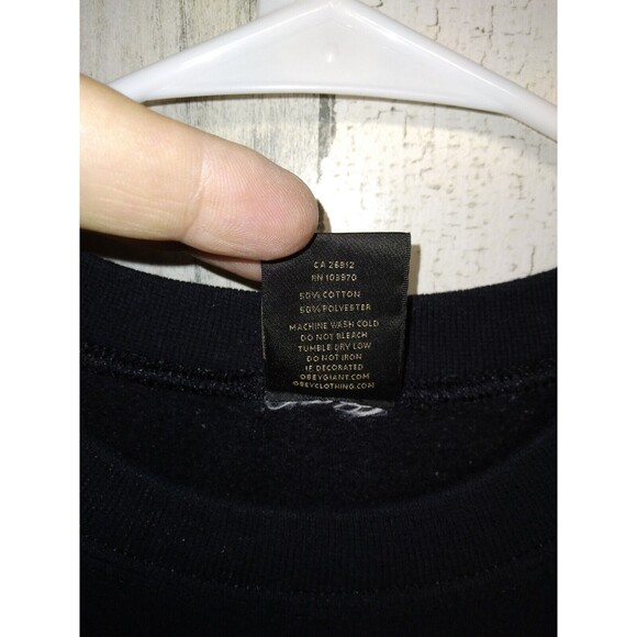 Obey Men's Small Black Sweatshirt - Picture 7 of 10
